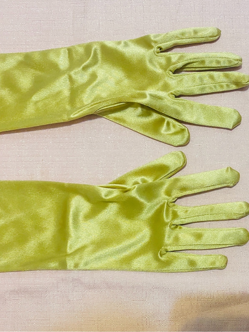 Long Gold Opera Party Costume Gloves